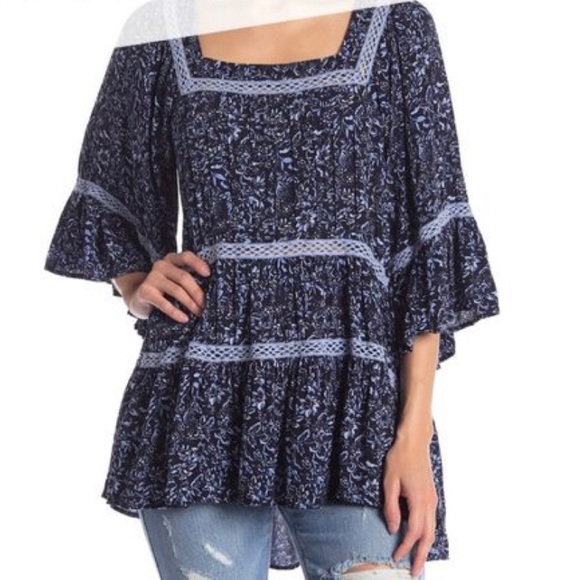 Free People Ruffle Tunic Dress - Picture 7 of 7
